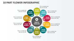 10 Part Flower Infographic - Slide 1