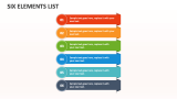 Six Elements List - Slide 1