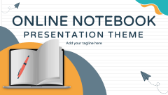 Online Notebook Theme - Slide 1