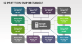 12 Partition Snip Rectangle - Slide 1