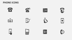 Phone Icons - Slide 1