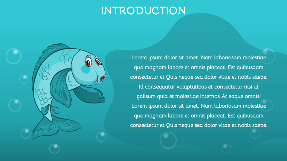 Fish Presentation Theme for PowerPoint and Google Slides - PPT Slides