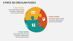3 Piece 3d Circular Puzzle - Slide 1