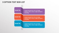 3 Option Text Box List - Slide 1