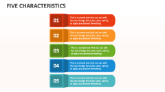 Five Characteristics - Slide 1