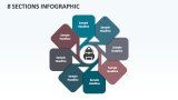 8 Sections Infographic - Slide 1