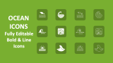 Ocean Icons - Slide 1