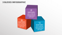 3 Blocks Infographic - Slide 1