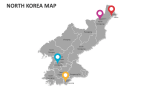 North Korea Map - Slide 3