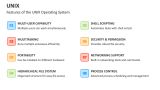 Features of the UNIX Operating System - Slide 5