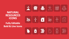 Natural Resources Icons - Slide 1