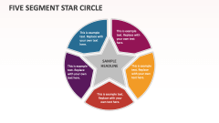 Five Segment Star Circle - Slide 1