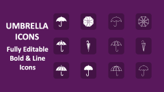 Umbrella Icons - Slide 1