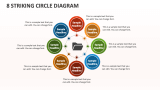 8 Striking Circle Diagram - Slide 1