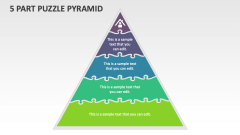 5 Part Puzzle Pyramid - Slide 1