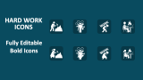 Hard Work Icons - Slide 1