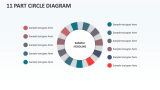 11 Part Circle Diagram - Slide 1