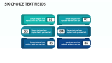 Six Choice Text Fields - Slide 1