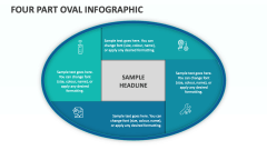 Four Part Oval Infographic - Slide 1