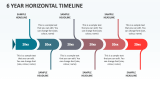 6 Year Horizontal Timeline - Slide 1