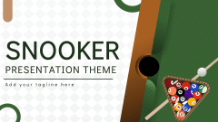 Snooker Presentation Theme - Slide 1