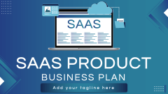 SaaS Product Business Plan - Slide 1