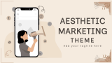 Aesthetic Marketing Presentation Theme - Slide 1