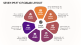 Seven Part Circular Layout - Slide 1