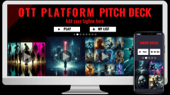 OTT Platform Pitch Deck - Slide 1