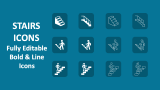 Stairs Icons - Slide 1