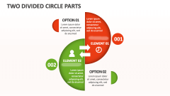 Two Divided Circle Parts - Slide 1