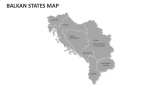 Balkan States map - Slide 3