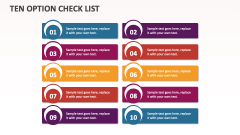 Ten Option Check List - Slide 1