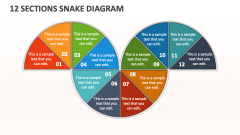 12 Sections Snake Diagram - Slide 1
