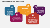 Speech Bubbles with Text - Slide 1