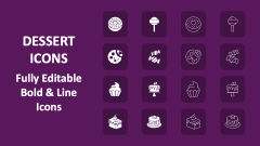 Dessert Icons - Slide 1