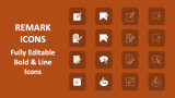 Remark Icons - Slide 1