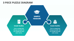3 Piece Puzzle Diagram - Slide 1