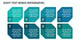Eight Text Boxes Infographic - Slide 1