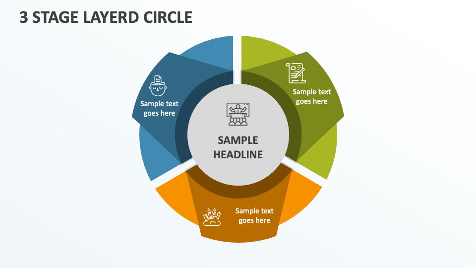 3 Stage Layerd Circle - Slide 1