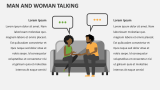 Man and Woman Talking - Slide 3