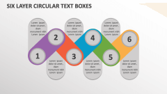 Six Layer Circular Text Boxes - Slide 1