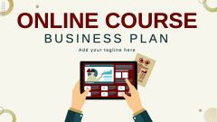 Online Course Business Plan - Slide 1