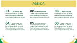 Green Yellow Presentation Theme - Slide 2