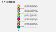 9 Piece Pencil - Slide 1