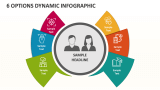 6 Options Dynamic Infographic - Slide 1