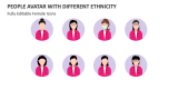 People Avatar with Different Ethnicity - Slide 1