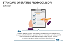 Definition of Standard Operating Protocol - Slide 1