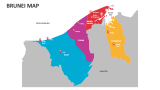 Brunei map - Slide 1