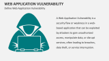 Define Web Application Vulnerability - Slide 2
